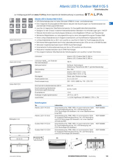 Atlantic LED II O , R , OutdoorWall CG-S