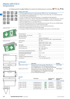 Atlantic LED II S , D , CG-S