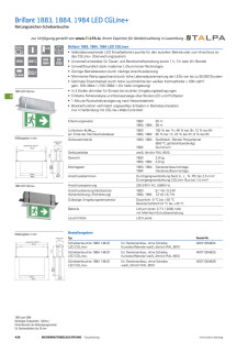 Brillant 1883 , 1884 , 1984 , LED CGLine+