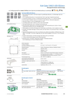 Exit Cube 33822 LED CGLine+