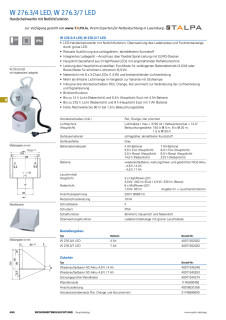 W 276.3-4 , W 276.3-7 LED