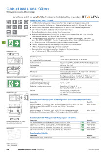 GuideLED 10811 , 10812 , CGLine+