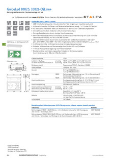 GuideLED 10825 , 10826 , CGLine+