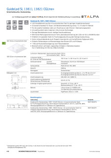 GuideLED 13811 , 13821 , 13812 , 13822 , CGLine+