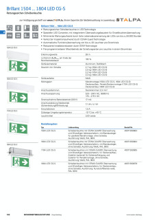 Brillant 1504 , 1604 , 1704 , 1804 LED CG-S