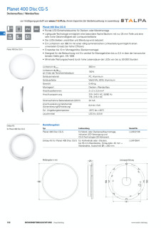 Planet 400 Disc LED CG-S