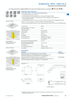 GuideLED 13031 , 13041 , 13032 , 13042 LED CG-S