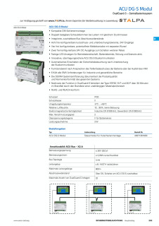 ACU Modul DG-S