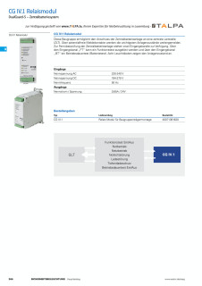 CG IV.1 Relaismodul DG-S