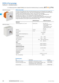 RCM-A Fernanzeige DG-S