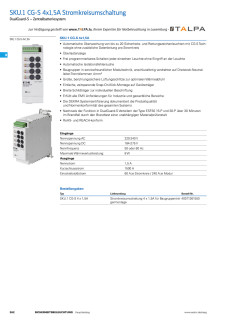 SKU.1 4x1,5A Stromkreisumschaltung DG-S