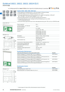 GuideLED 10021 , 10022 , 10023 , 10024 LED CG-S