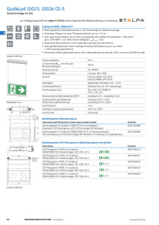 GuideLED 10025 , 10026 LED CG-S