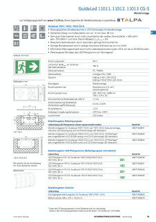 GuideLED 11011 , 11012 , 11013 LED CG-S