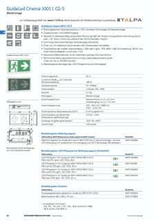 GuideLED Cinema 10011 LED CG-S