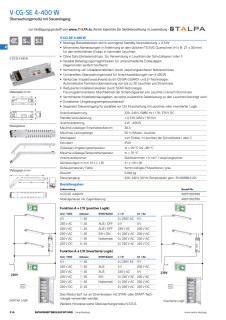 V-CG-SE 4-400W